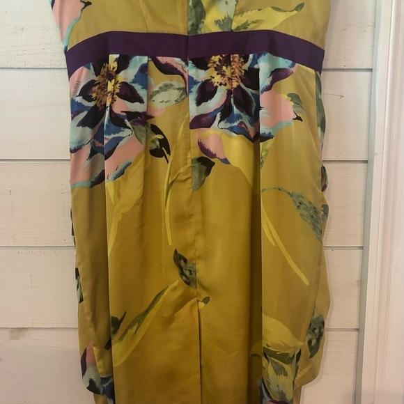 Vince Camuto Yellow and Purple Floral Dress - Picture 9 of 13